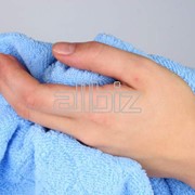 Полотенца махровые для рук фотография