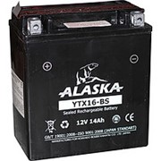 Мото аккумулятор ALASKA 14АЧ YTX16-BS 12V