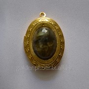 Кулон из лабрадора (открывающий) 46308287 фото