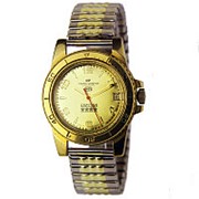 Часы “KARDI VOSTOK“ с браслетом золотистые фото