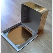 Элегантная коробка для тортов Премиум №2 210*210*100 фото