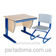 Набор универсальной мебели Дэми: стол СУТ.14-00 клен/синий, стул СУТ.01 фото