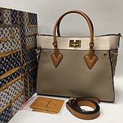 Женская сумка Louis Vuitton (Бежевая) фото