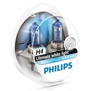 Лампочка авто 12v 55w Галогенные лампы Philips Diamond Vision H4 12V (12342DVS2) фотография