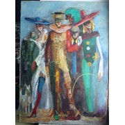 Картина Романтические клоуны фото