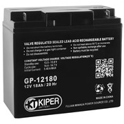 Аккумуляторная батарея Kiper GP-12180 12V/18Ah фотография