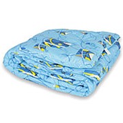 Одеяло из полиэфирного волокна (синтепон) полутораспальное легкое фото