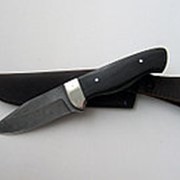 Нож из дамасской стали “Зубр“ (малый) цельнометаллический фото
