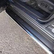 Пороги VW Multivan T6 2015-наст. время (с площадкой 75х42 мм) фото