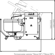Тестомесильная машина с подкатной дежой Прима-300 фото