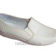 Туфли рабочие мужские белые кожаные фото