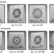 Вентиляторы потолочные настенные серия Air Col 100, 120, 150, 200