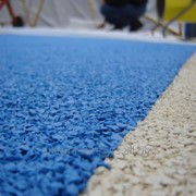 Покрытия резиновое для спортивных площадок Rosehill Polymers 5-10 мм фото