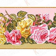 Рисунок-схема Розовый букет КТК - 4024