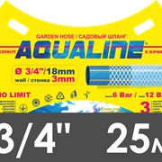 Садовый шланг серия "AQUALINE®" ø18 мм/ 2,5 мм (3/4") - 25м
