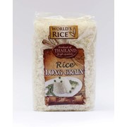 Rice Long grain Thailand (рис длиннозернистый Таиланд) 500г / TM World's rice фото