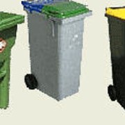 Контейнеры для сбора отходов 2-х колесные. фото