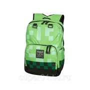 Рюкзак Minecraft (Майнкрафт) зеленого цвета школьный