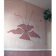 Венецианская покраска стен фото
