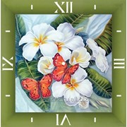 Алмазные часы Бабочки и магнолии ТМ COLOR KIT 7303001 фото