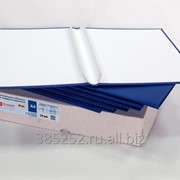 Обложка для твердого переплёта бесканальная с шириной корешка 20 мм, книжная, синий фото
