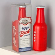 Портативная колонка 'Бутылка', красная, модель ES-01, 22,1 х 7 см фото