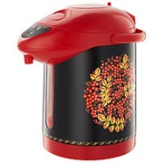 Чайник-термос электрический ВАСИЛИСА ТП6-820 “Рябина“ черный/красный фото