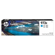 Картридж HP 973XL F6T81AE для HP PW Pro 477dw/452dw, голубой фото