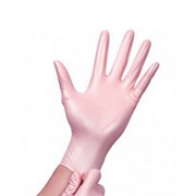 Перчатки нитриловые Benovy M (перламутровые розовые), 100 шт (50 пар) фото
