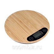 Весы кухонные Galaxy LINE GL 2813, электронные, до 5 кг, LCD-дисплей, коричневые фото