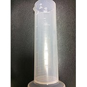 Цилиндр мерный п/п 500 мл с носиком белая шкала EximLab (цена без НДС) фото