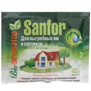 Чистящее средство Sanfor для выгребных ям и септиков 40г фотография