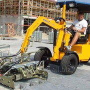 Механизированная укладка тротуарной плитки с помощью машины для укладки тротуарной плитки Probst VM 203 фото