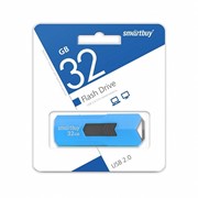 Флешка SmartBuy 32Gb Stream blue USB 2.0 фото