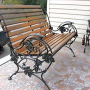 Лавочка кованая Донецк фото