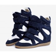 Кроссовки Bekket Wedge Sneakers Navy White фотография