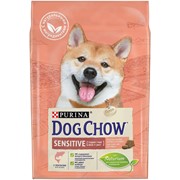 Dog Chow Корм Dog Chow для взрослых собак с чувствительным пищеварением, с лососем (14 кг) фото