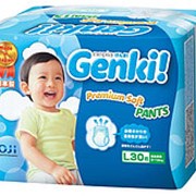 Трусики-подгузники Genki L (9-14 кг) 30 шт 19025