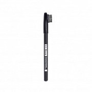 Контурный карандаш для бровей brow pencil CC BROW, цвет 01 (серо-черный) фото