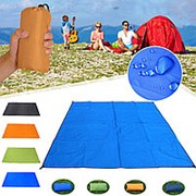 100 * 150 см сплошной цвет Водонепроницаемы карман На открытом воздухе пикник Кемпинг коврик без песка Пляжный фотография