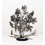 Статуэтка Дерево от сглаза оберег 20*25 см серебристый фотография