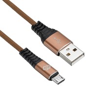 Кабель Digma USB A (m) micro USB B (m) 1.2м коричневый фотография
