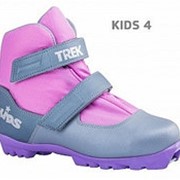 Ботинки для беговых лыж Trek Kids NNN (Красный лого белый, 30, 1.01-01)