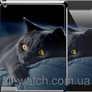 Чехол на iPad 2/3/4 Дымчатый кот “825c-25“ фото