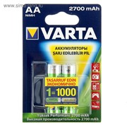 Аккумулятор Varta, Ni-Mh, AA, HR6-2BL, 1.2В, 2700 мАч, блистер, 2 шт.
