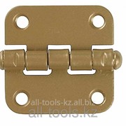 Петля накладная стальная ПН-40, цвет золотой металлик, универсальная, 40мм Код: 37623-40 фото