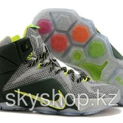 Кроссовки Nike LeBron XII 12 Grey Green Elite Series 40-46 Код LBXII15 фотография