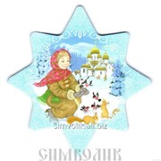 Магнит на картоне С Рождеством Христовым Артикул:006002мпк90011