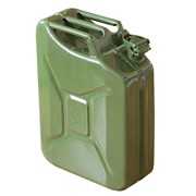 Канистра для бензина зеленая ИК-8 Поиск 20л металл фотография