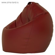 Кресло-мешок XXL, ткань нейлон, цвет бордовый фото